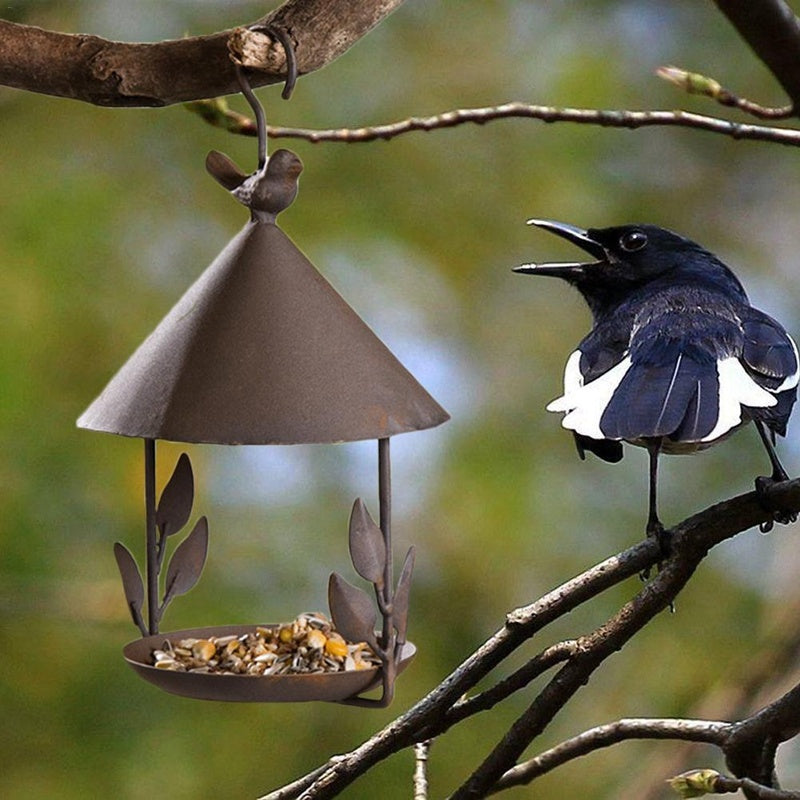 Vintage Iron Bird Feeder