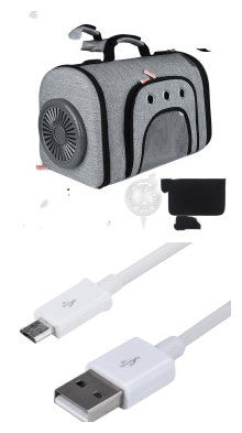 Pet Out Bag With Fan