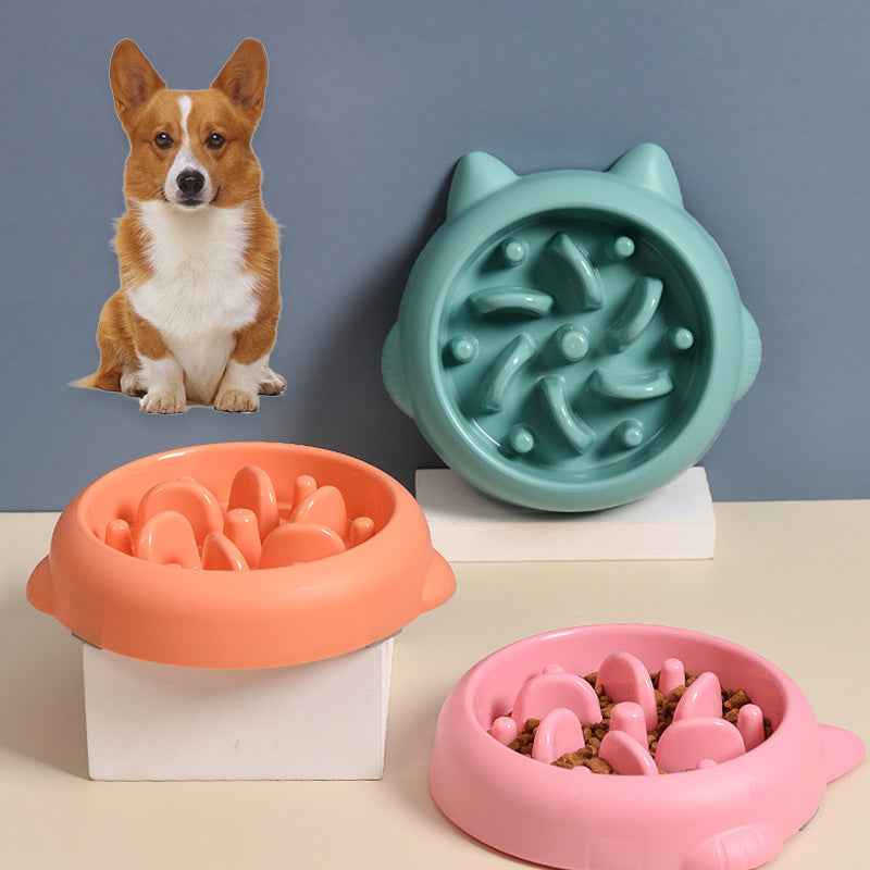 Pet Dog - Cat Slow Feeder Bowls