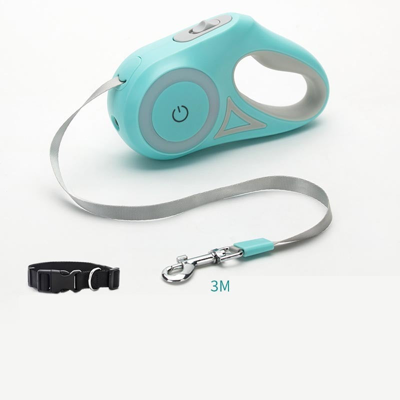 Dog Leash Retractable Collar