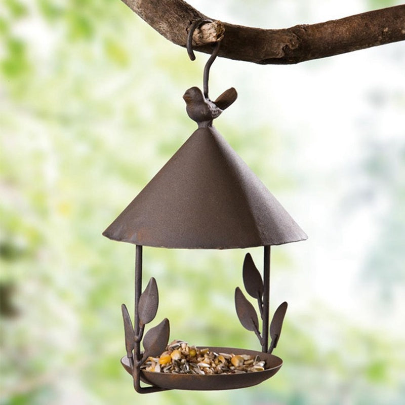 Vintage Iron Bird Feeder