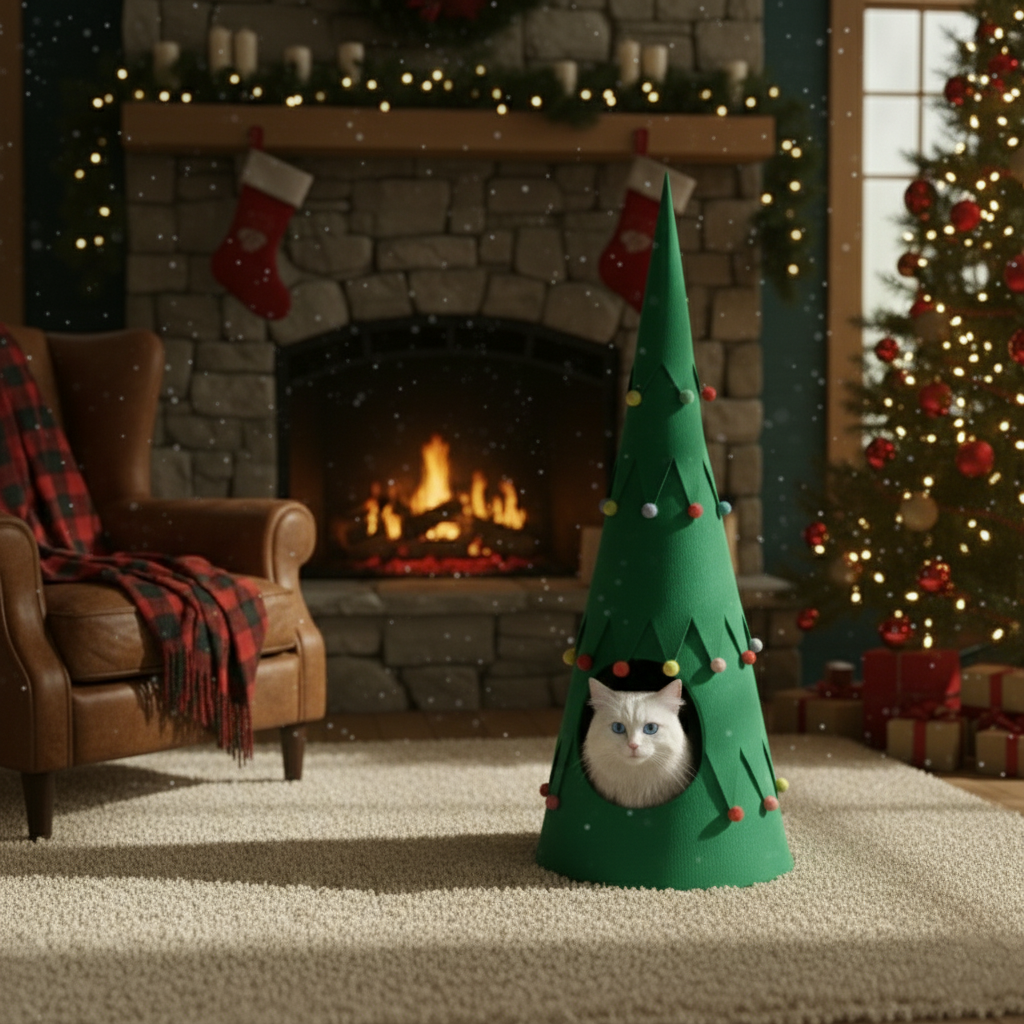 Pet Christmas Tree Tent