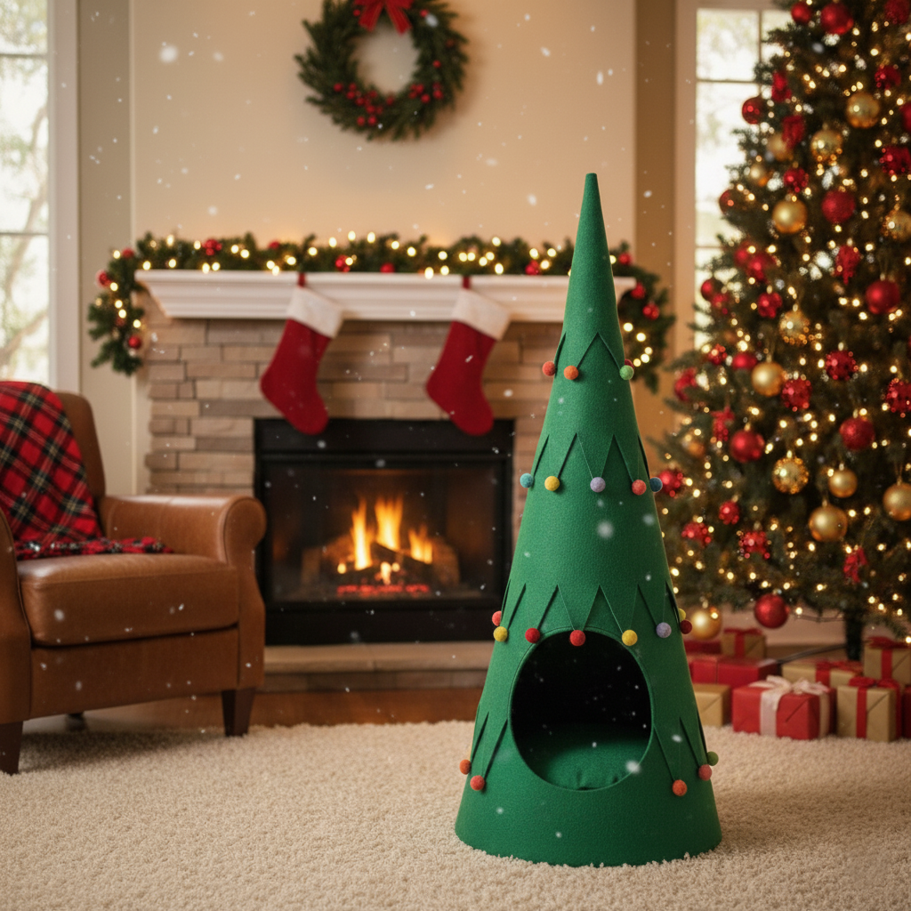 Pet Christmas Tree Tent