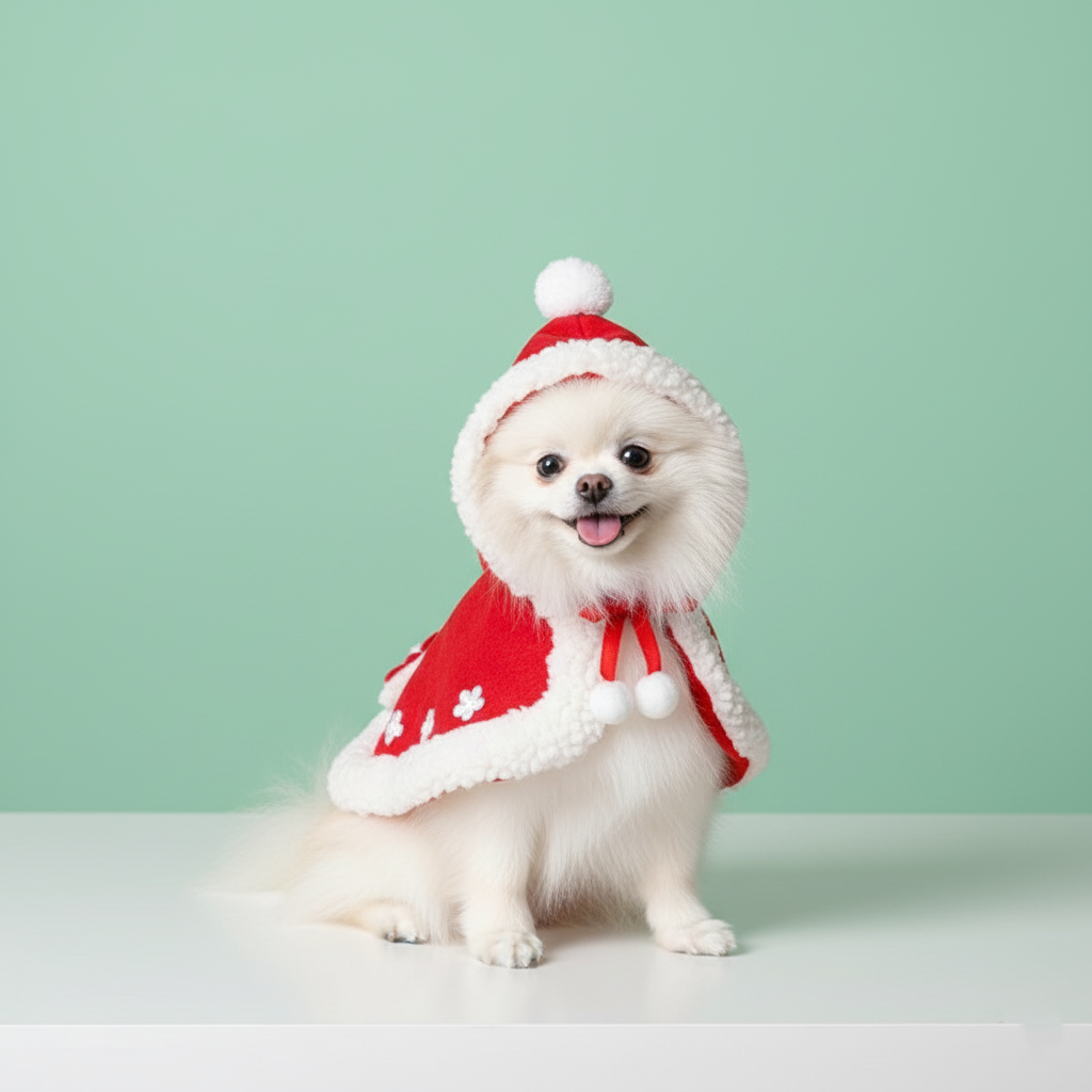 Pet Christmas  Santa Dog Cape