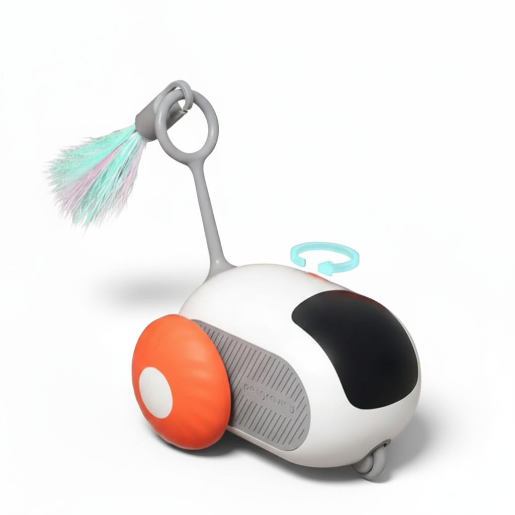 Remote Control Interactive Cat Car Toy USB Charging