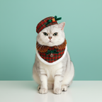 Christmas - Cat Hat Bib