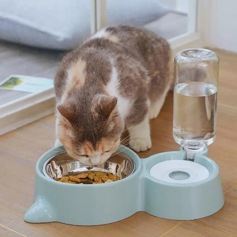 Pet Bowl Fountain Automatic Food Water