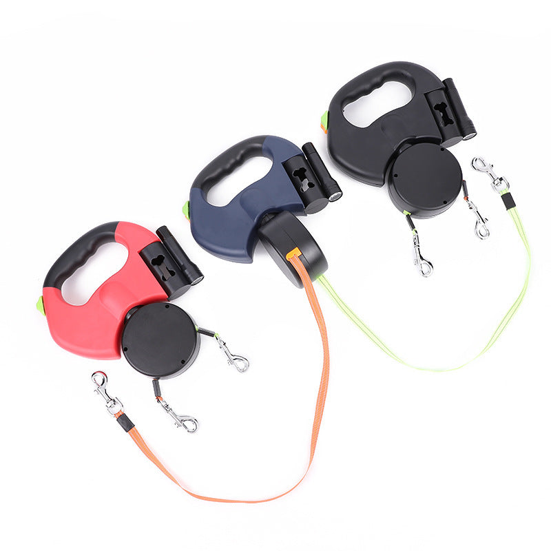 360 Swivel No Double Dog Walking Leash