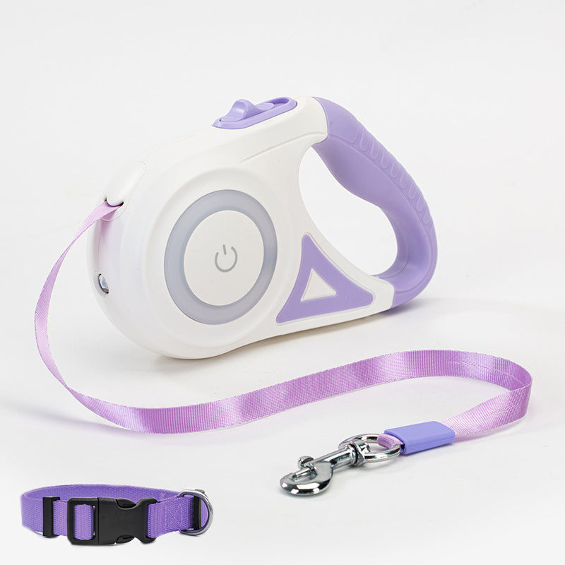 Dog Leash Retractable Collar