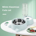 Pet Bowl Fountain Automatic Food Water