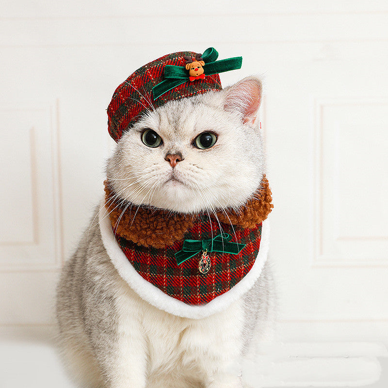 Christmas - Cat Hat Bib