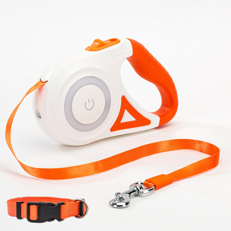 Dog Leash Retractable Collar