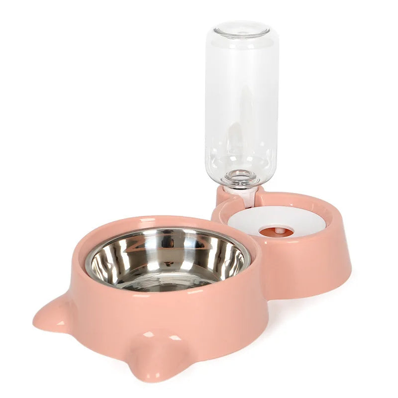 Pet Bowl Fountain Automatic Food Water
